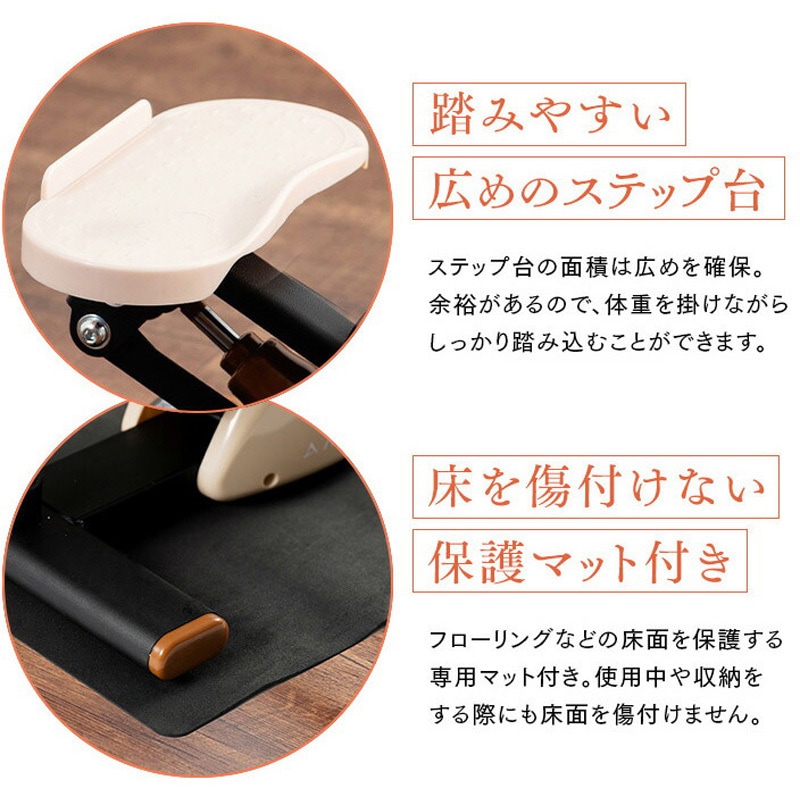 FAY522 サイドステッパー フィーア 保護マット付き アルインコ 幅50cm