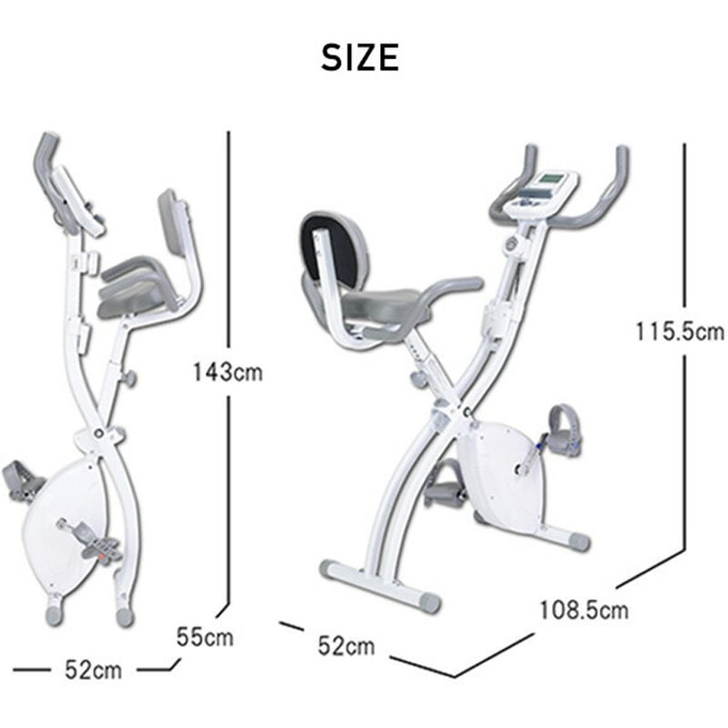 AFBX4451 フィットネスバイク アルインコ 荷重90kg ホワイト色 幅52cm 