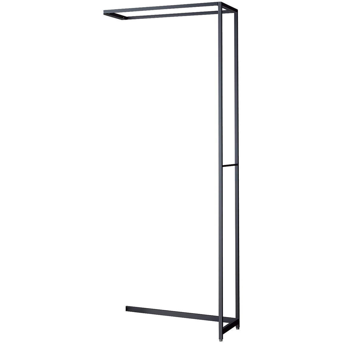 265-2315 シリーズ什器「ラテラル・ロコ」GRAY W90cm D35cm 連結用 ストア・エキスプレス グレー色 間口92.9cm高さ240cm  265-2315