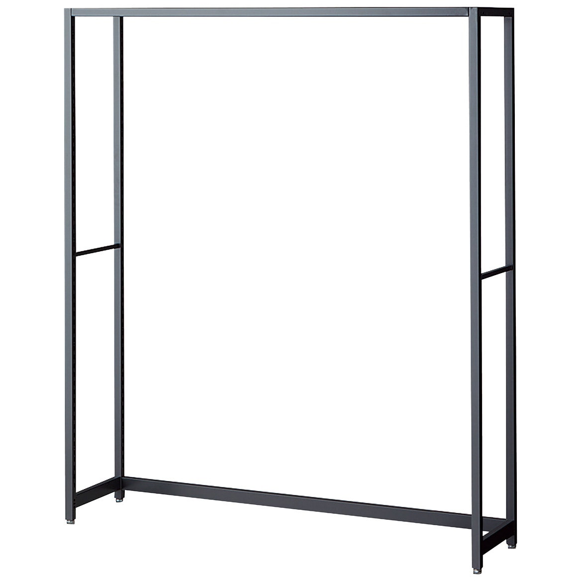 265-1322 シリーズ什器「ラテラル・ロコ」GRAY W120cm D35cm 本体 ストア・エキスプレス グレー色 高さ150cm間口125.4cm  265-1322