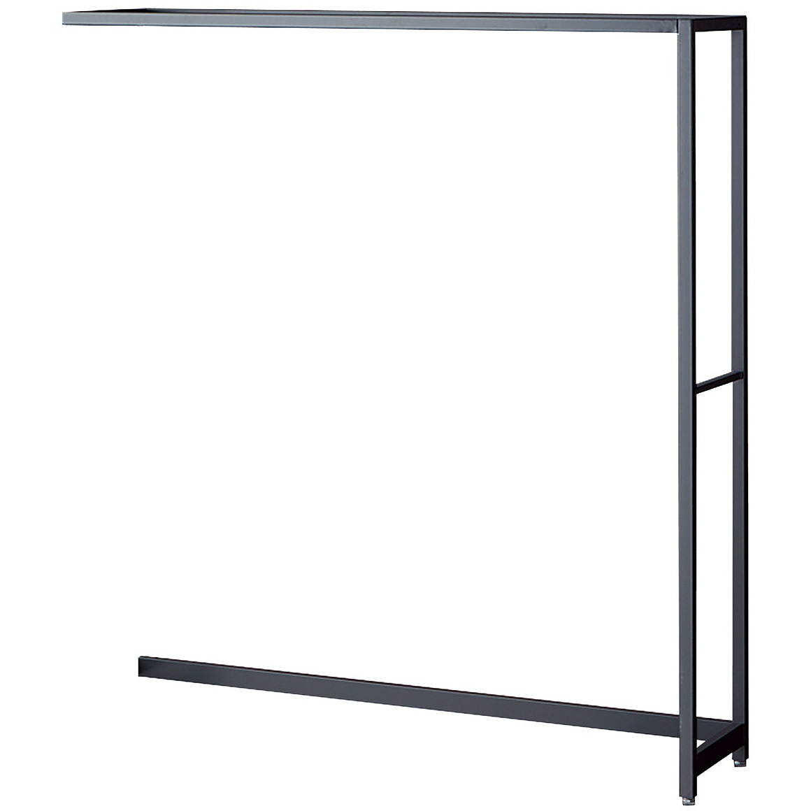 265-2321 シリーズ什器「ラテラル・ロコ」GRAY W120cm D35cm 連結用 ストア・エキスプレス グレー色 高さ135cm間口122.9cm  265-2321