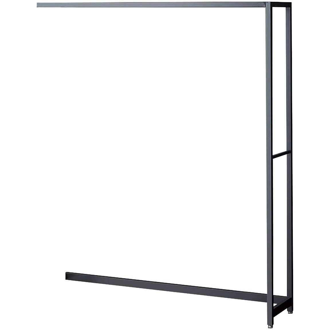 265-2322 シリーズ什器「ラテラル・ロコ」GRAY W120cm D35cm 連結用 ストア・エキスプレス グレー色 高さ150cm間口122.9cm  265-2322