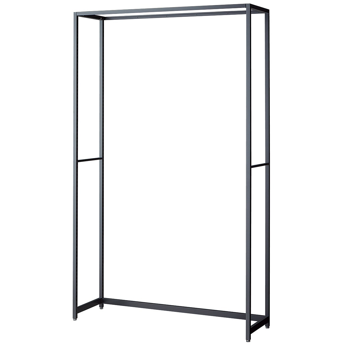 265-1344 シリーズ什器「ラテラル・ロコ」GRAY W120cm D40cm 本体 ストア・エキスプレス グレー色 間口125.4cm高さ210cm  265-1344