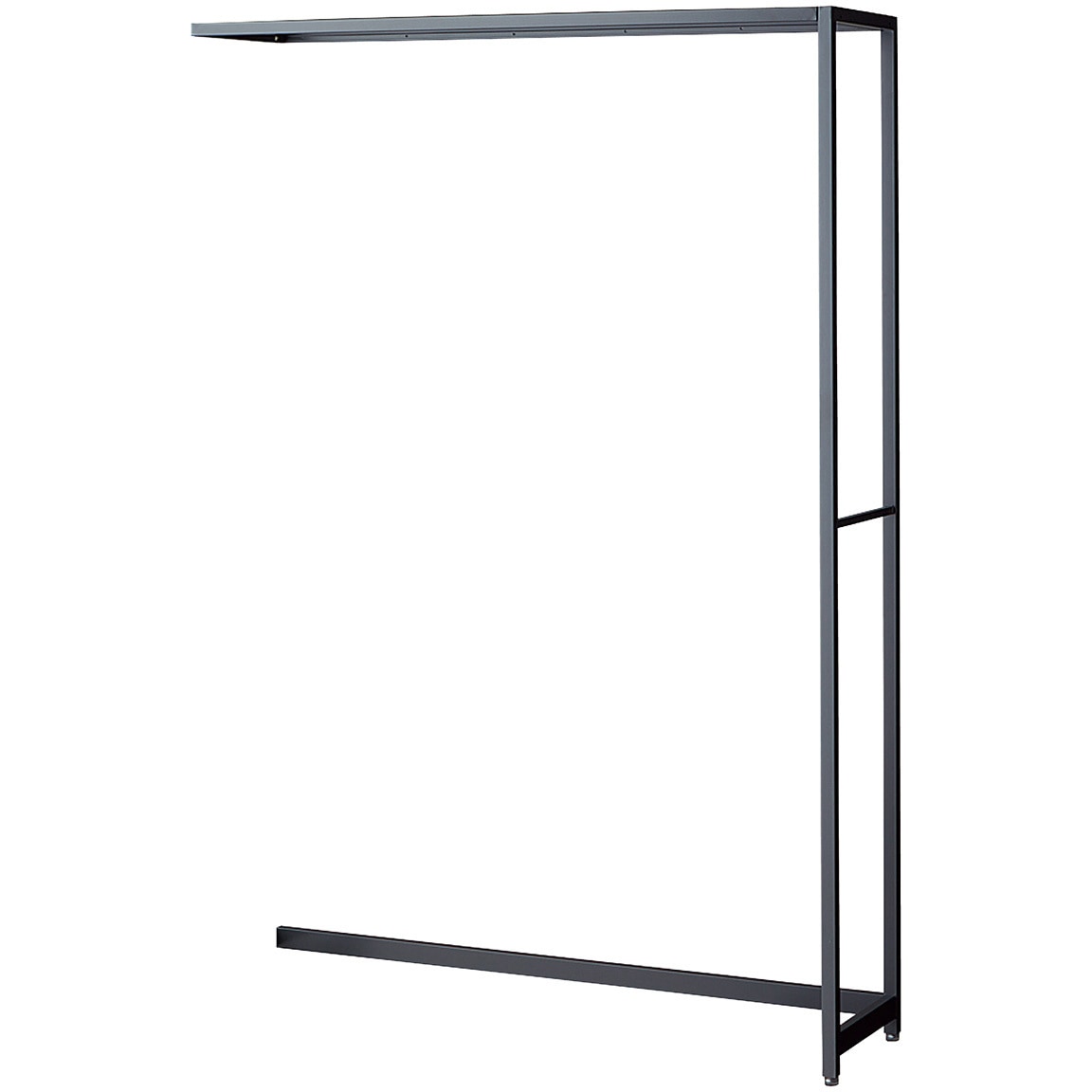 265-2343 シリーズ什器「ラテラル・ロコ」GRAY W120cm D40cm 連結用 ストア・エキスプレス グレー色 間口122.9cm高さ210cm  265-2343