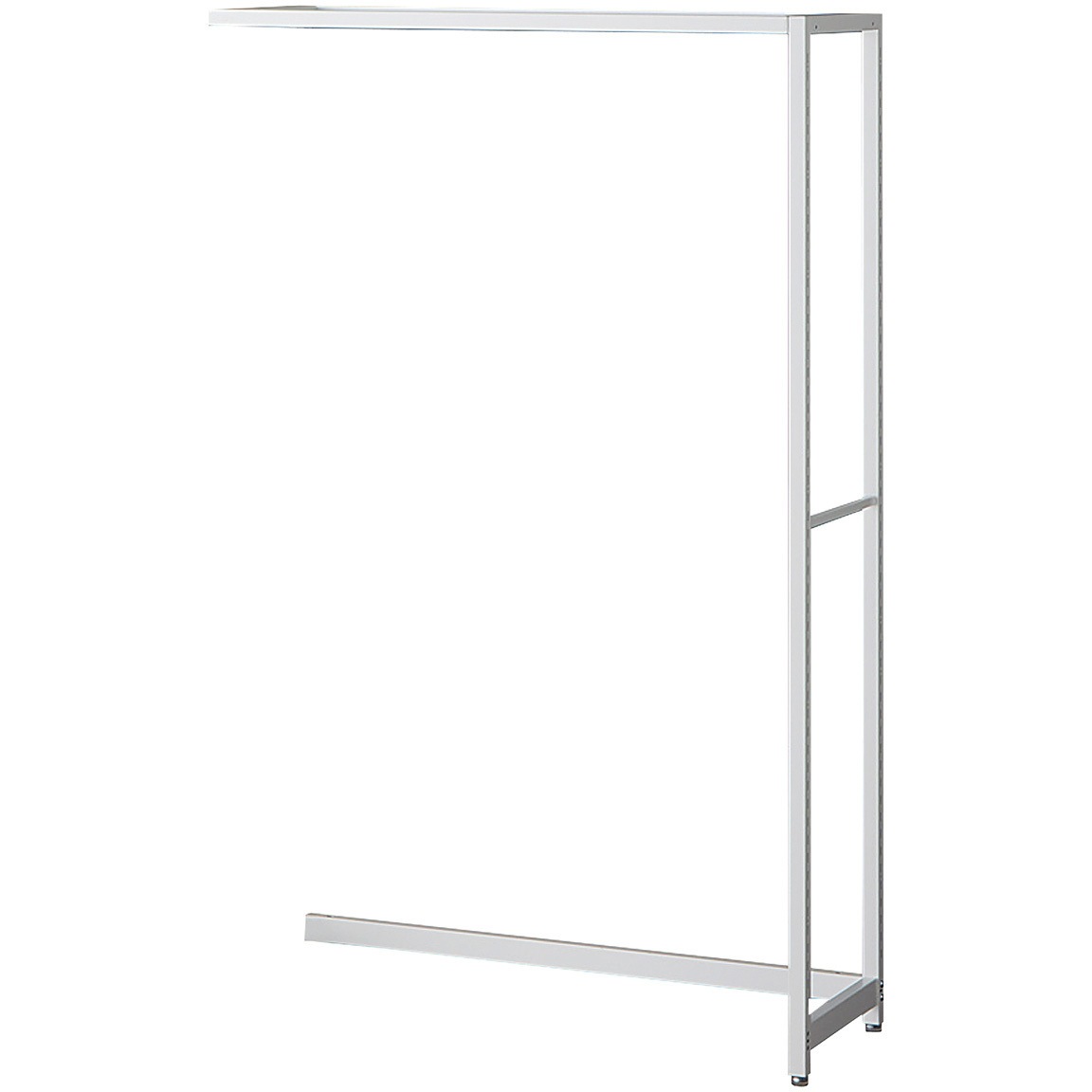 265-2112 シリーズ什器「ラテラル・ロコ」WHITE W90cm D35cm 連結用 ストア・エキスプレス ホワイト色 間口92.9cm高さ150cm  265-2112