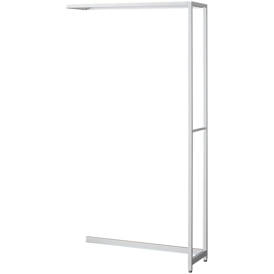 265-2113 シリーズ什器「ラテラル・ロコ」WHITE W90cm D35cm 連結用 ストア・エキスプレス ホワイト色 高さ180cm間口92.9cm  265-2113