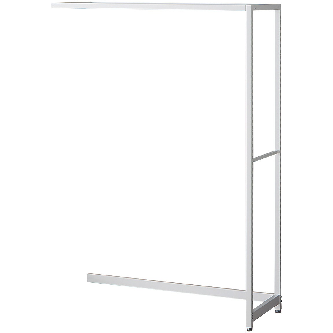 265-2131 シリーズ什器「ラテラル・ロコ」WHITE W90cm D40cm 連結用 ストア・エキスプレス ホワイト色 間口92.9cm高さ135cm  265-2131 14,386円