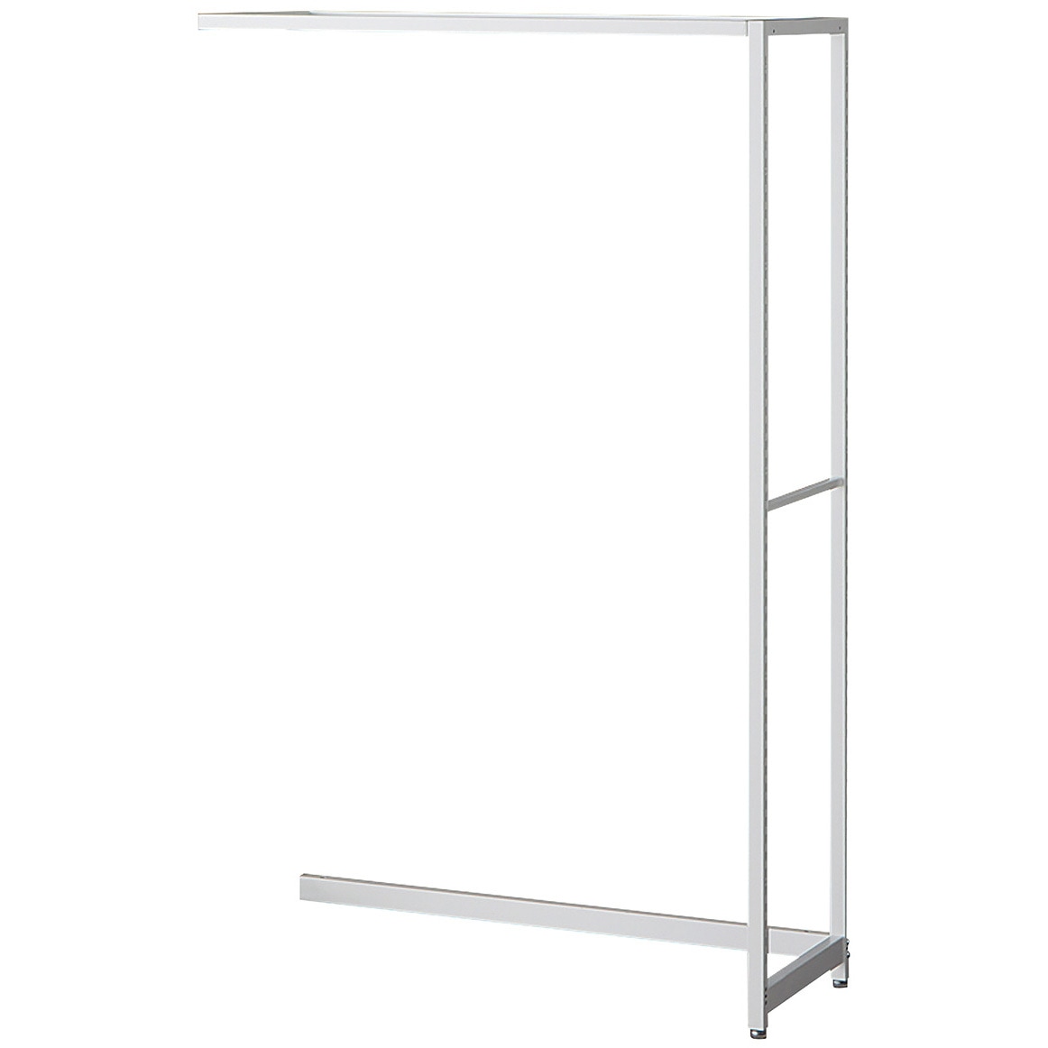 265-2132 シリーズ什器「ラテラル・ロコ」WHITE W90cm D40cm 連結用 ストア・エキスプレス ホワイト色 間口92.9cm高さ150cm  265-2132