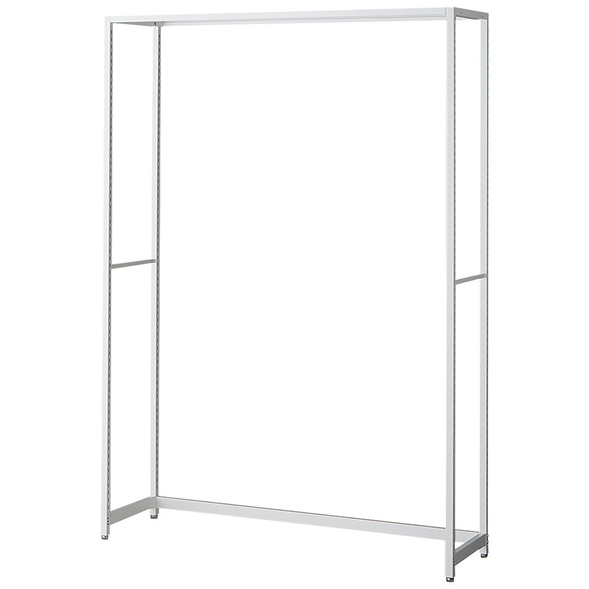 265-1123 シリーズ什器「ラテラル・ロコ」WHITE W120cm D35cm 本体 ストア・エキスプレス ホワイト色 間口125.4cm高さ180cm  265-1123