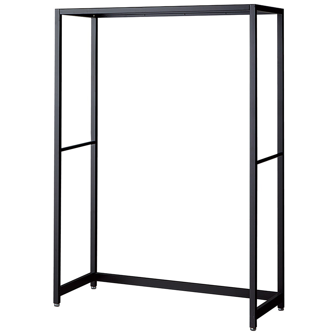 265-1211 シリーズ什器「ラテラル・ロコ」BLACK W90cm D35cm 本体 ストア・エキスプレス ブラック色 高さ135cm間口95.4cm  265-1211