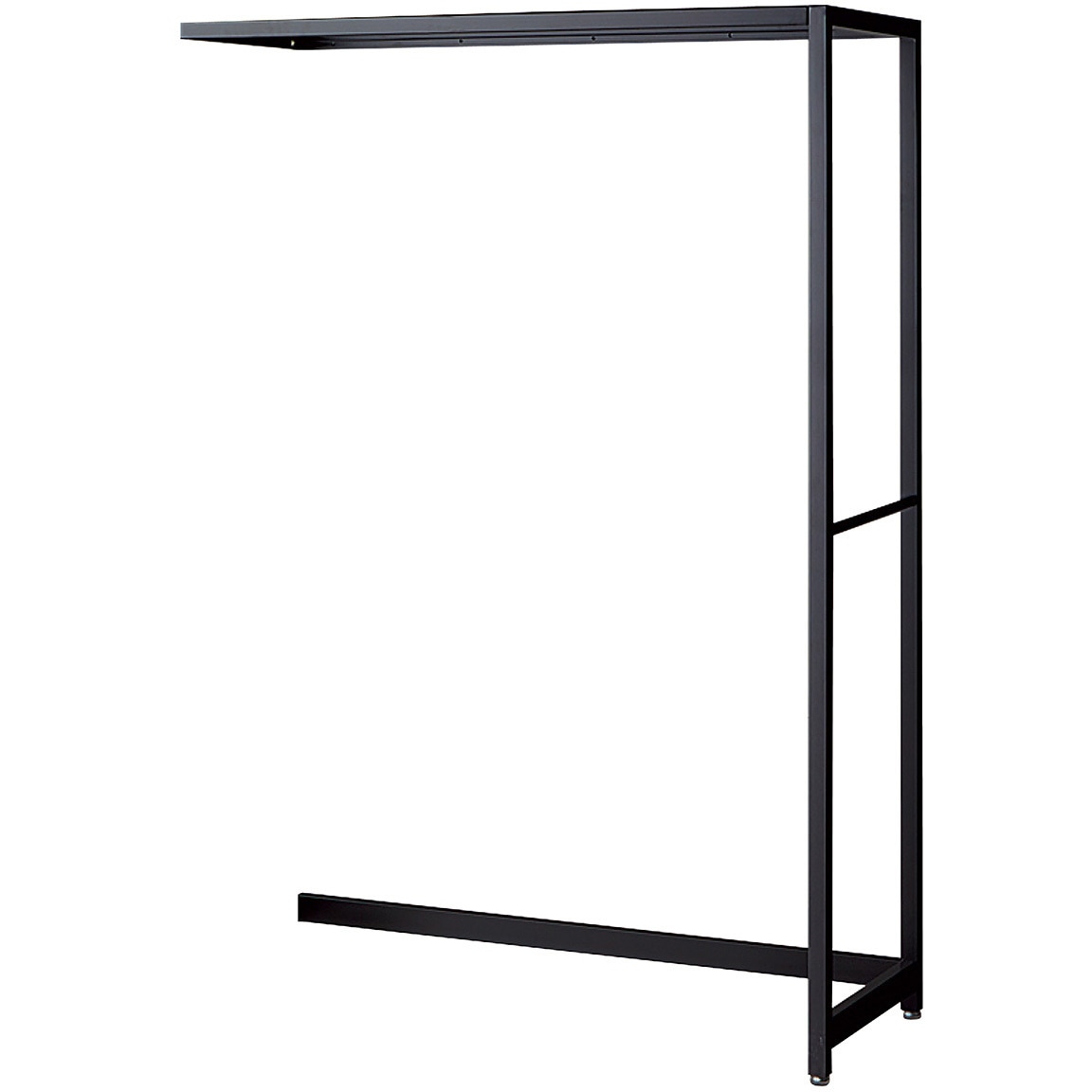 265-2211 シリーズ什器「ラテラル・ロコ」BLACK W90cm D35cm 連結用 ストア・エキスプレス ブラック色 間口92.9cm高さ135cm  265-2211