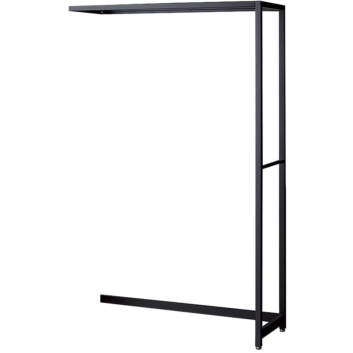 265-2212 シリーズ什器「ラテラル・ロコ」BLACK W90cm D35cm 連結用 ストア・エキスプレス ブラック色 間口92.9cm高さ150cm  265-2212