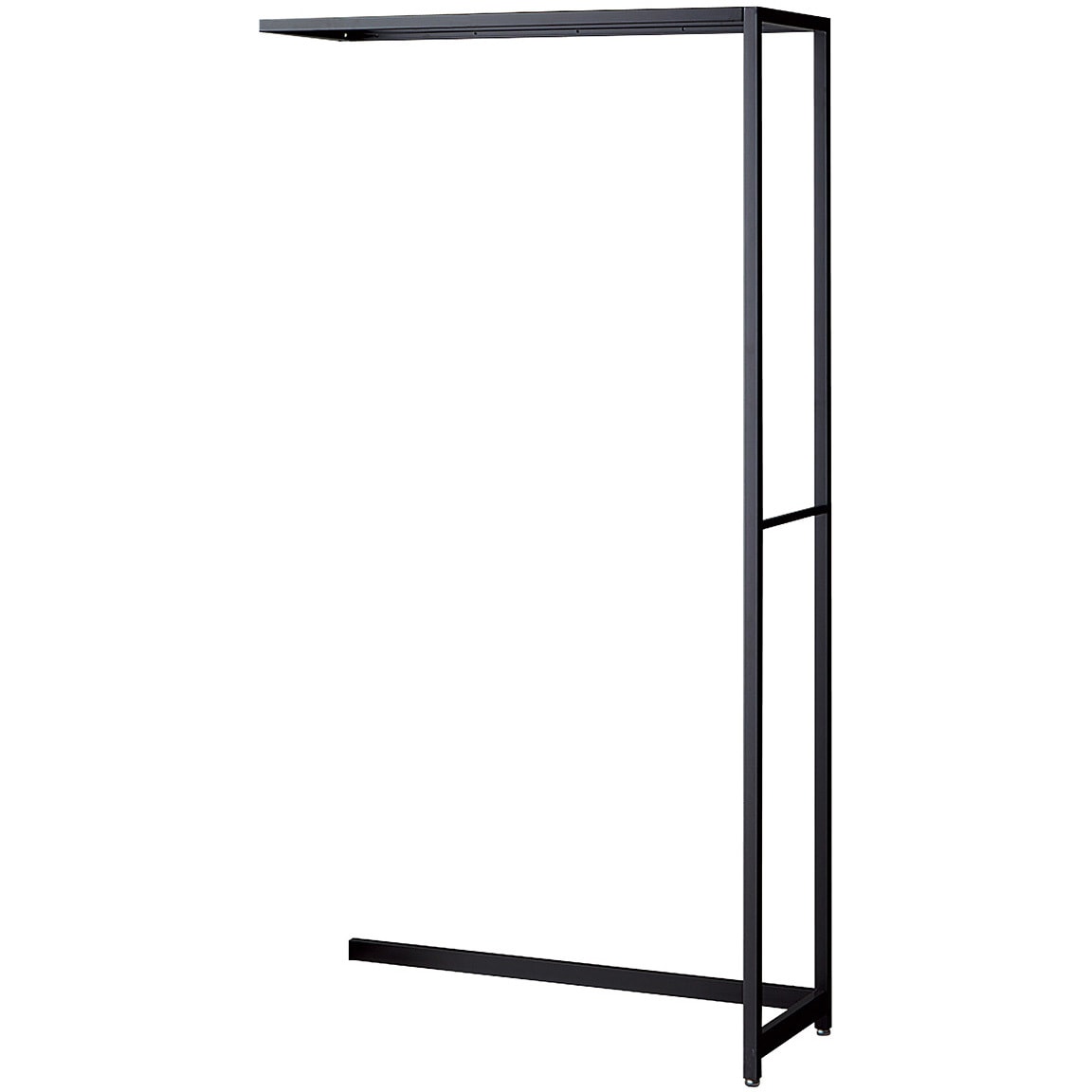 265-2213 シリーズ什器「ラテラル・ロコ」BLACK W90cm D35cm 連結用 ストア・エキスプレス ブラック色 間口92.9cm高さ180cm  265-2213 15,385円