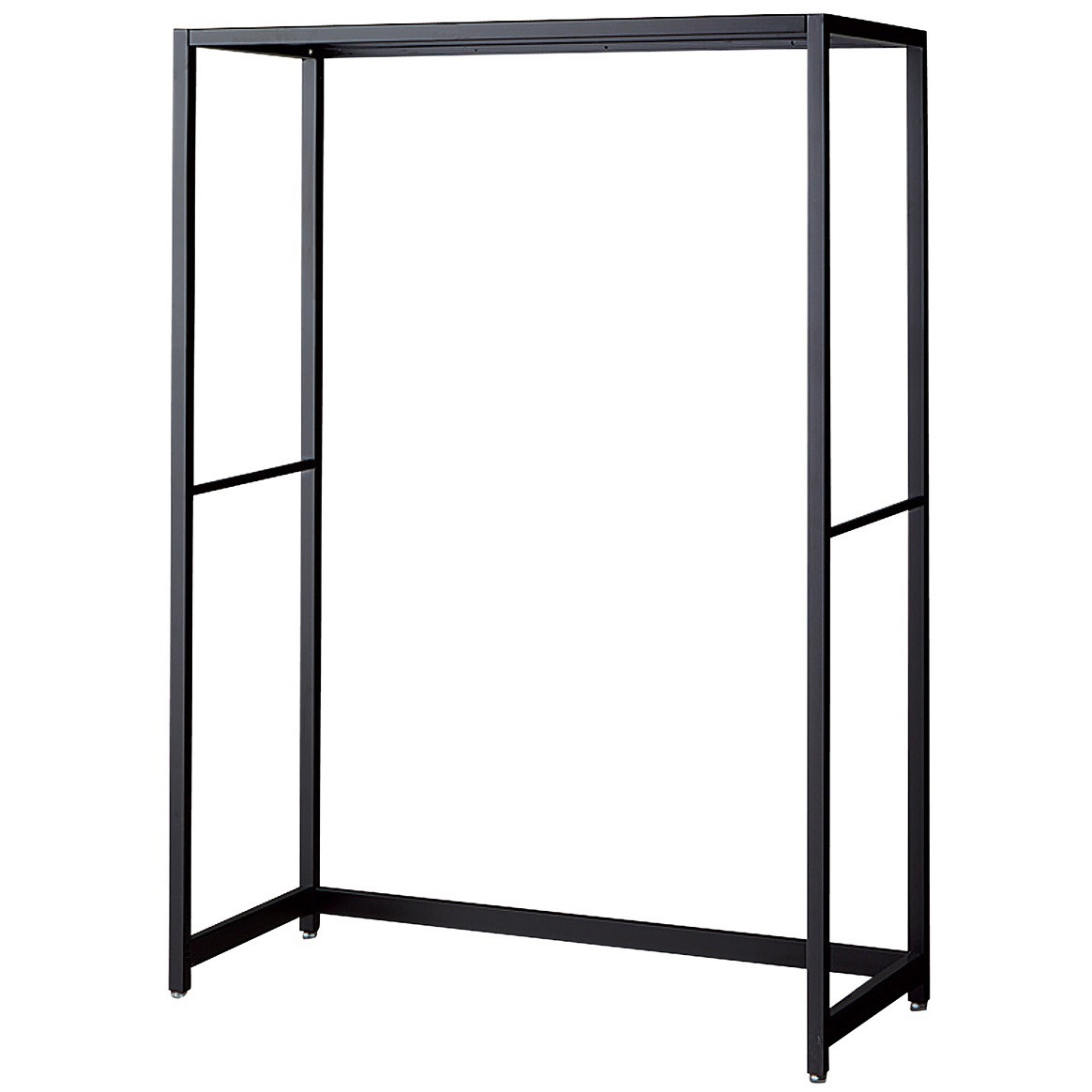 265-1231 シリーズ什器「ラテラル・ロコ」BLACK W90cm D40cm 本体 ストア・エキスプレス ブラック色 間口95.4cm高さ135cm  265-1231