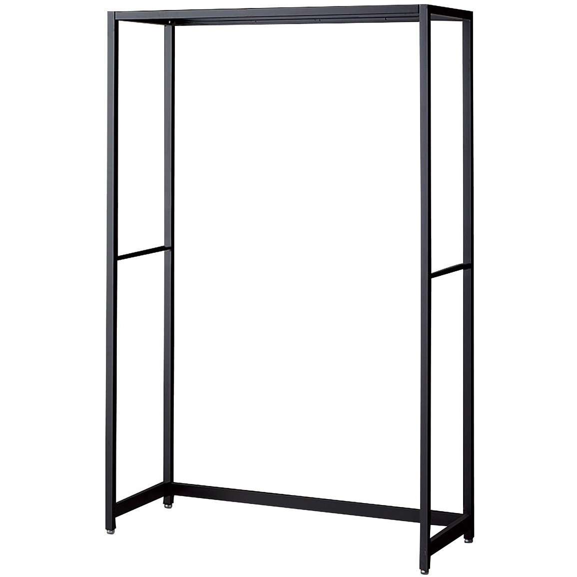 265-1232 シリーズ什器「ラテラル・ロコ」BLACK W90cm D40cm 本体 ストア・エキスプレス ブラック色 間口95.4cm高さ150cm  265-1232 21,735円