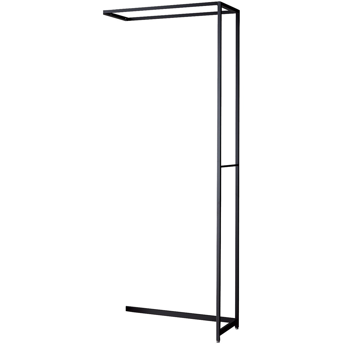 265-2235 シリーズ什器「ラテラル・ロコ」BLACK W90cm D40cm 連結用 ストア・エキスプレス ブラック色 間口92.9cm高さ240cm  265-2235