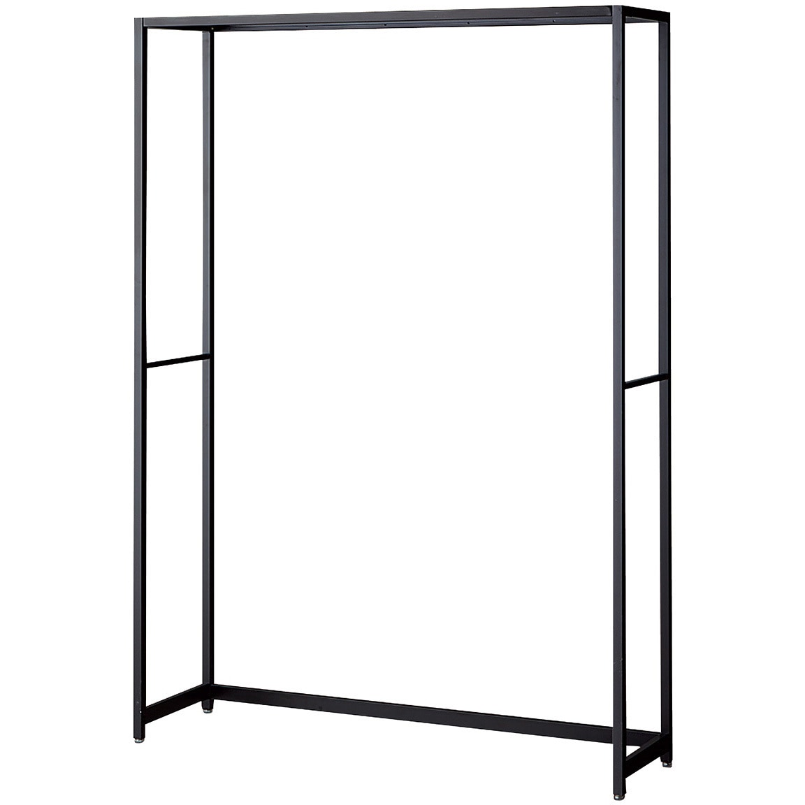 265-1223 シリーズ什器「ラテラル・ロコ」BLACK W120cm D35cm 本体 ストア・エキスプレス ブラック色 間口125.4cm高さ180cm  265-1223