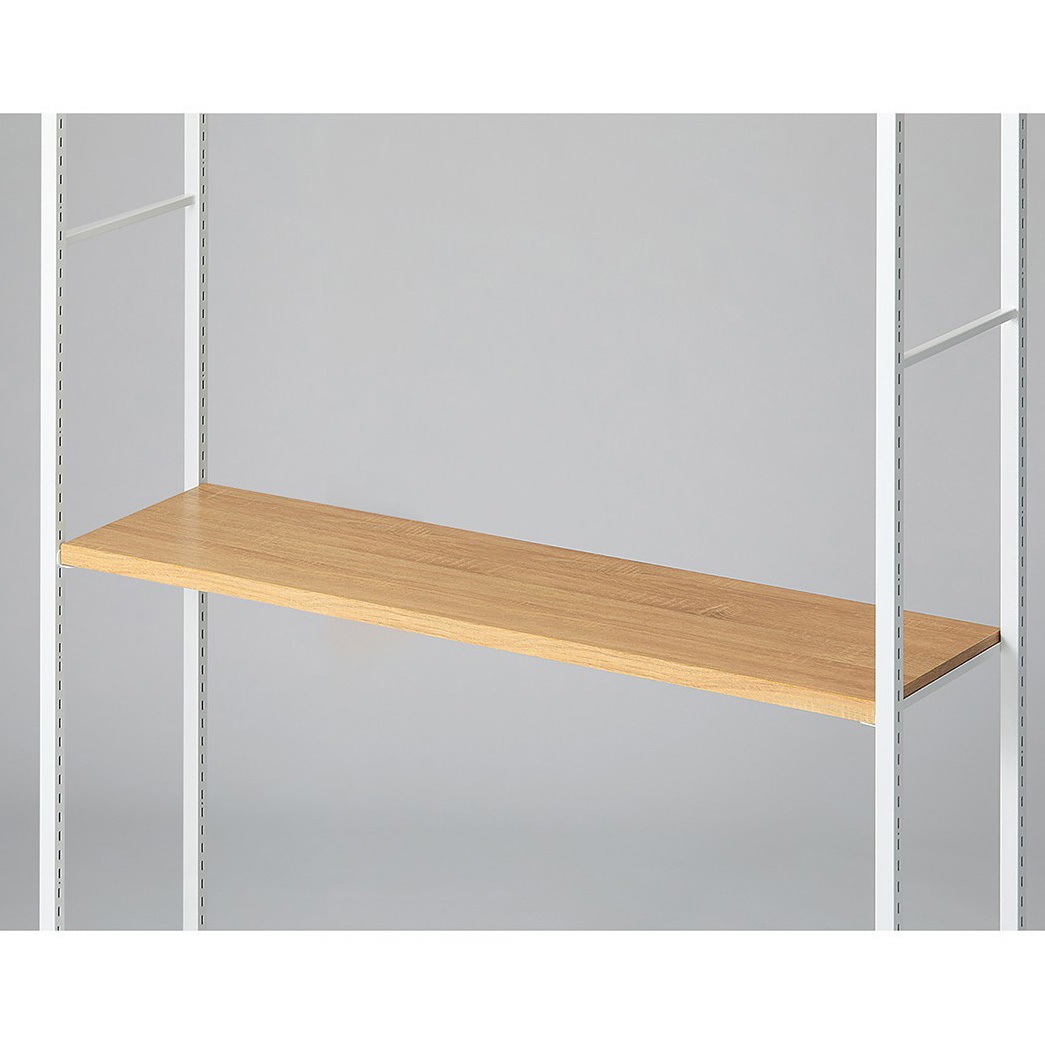 265-3172 シリーズ什器「ラテラル・ロコ」WHITE用 木棚セット W120cm D35cmタイプ 1セット ストア・エキスプレス 【通販モノタロウ】