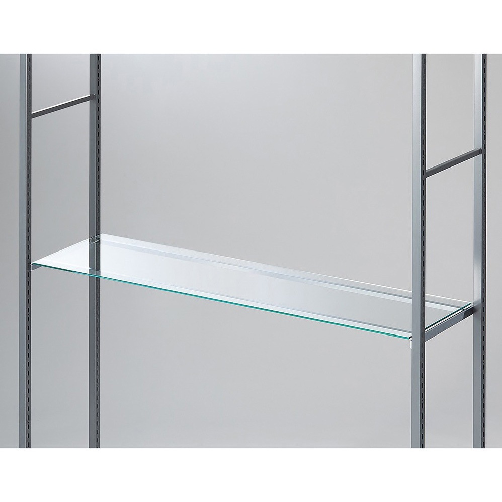 265-4205 シリーズ什器「ラテラル・ロコ」用 ガラス棚セット W120cm D35cmタイプ ストア・エキスプレス 厚さ5mm  265-4205