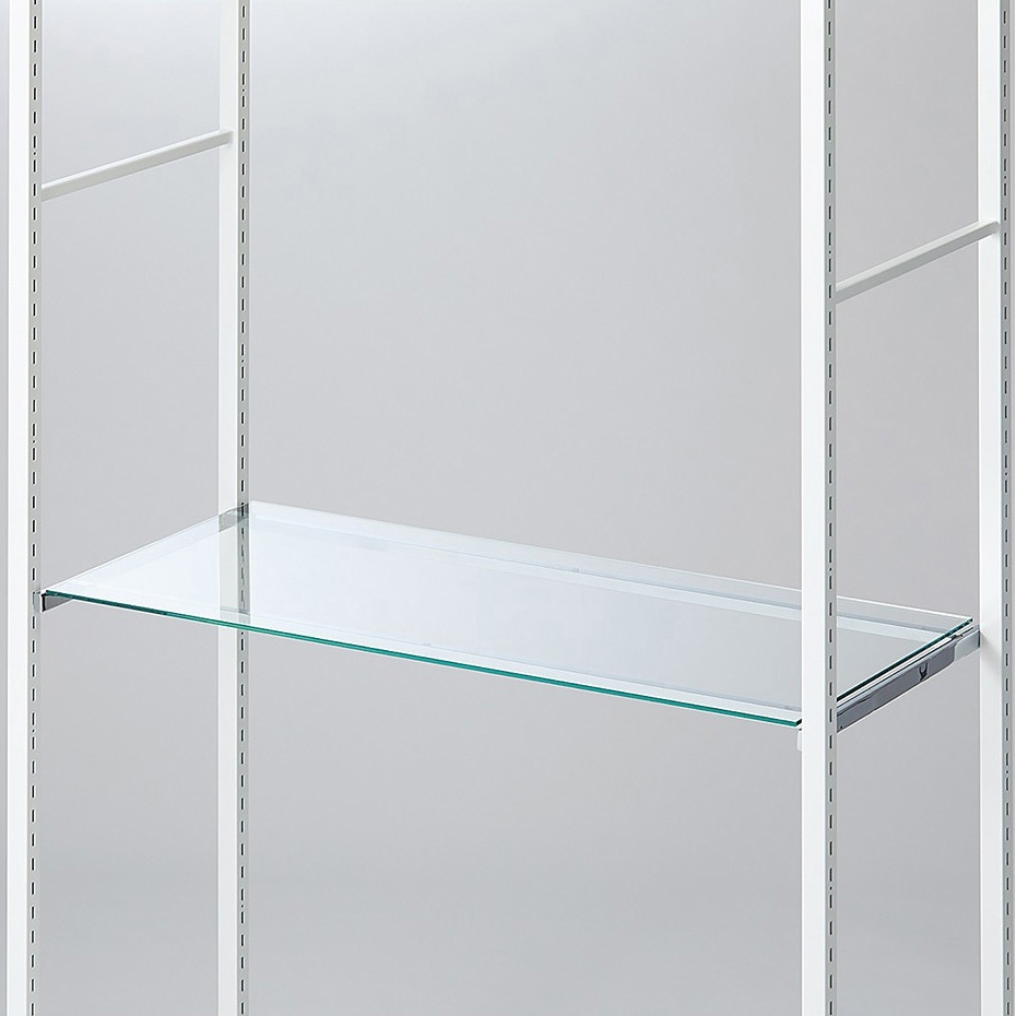 265-4308 シリーズ什器「ラテラル・ロコ」用 ガラス棚セット W90cm D40cmタイプ ストア・エキスプレス 厚さ8mm  265-4308