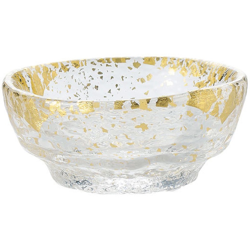 43240G 金箔鉢 のぞき 東洋佐々木ガラス 本体(身)タイプ 高さ25mm口径60mm 1箱(6個) 43240G