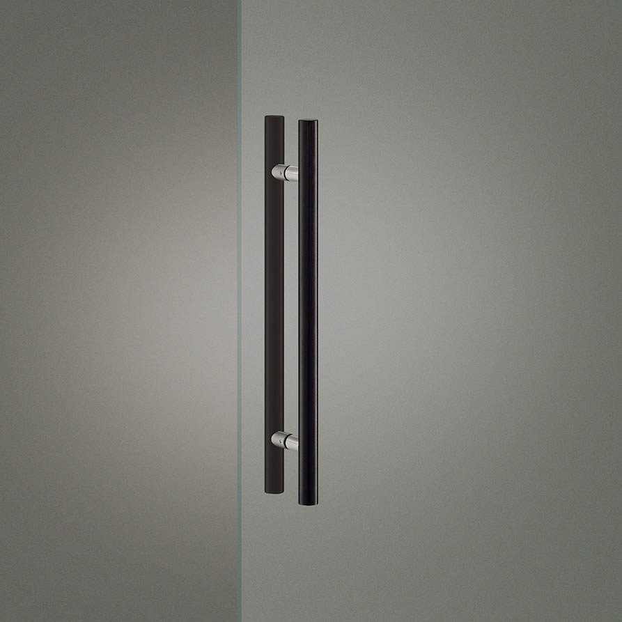 G52-35-101-L600 【オーダー】ドアハンドル 丸型 ストレートタイプ ユニウッド(積層強化木) G52 UNION(ユニオン) 内外1組仕様