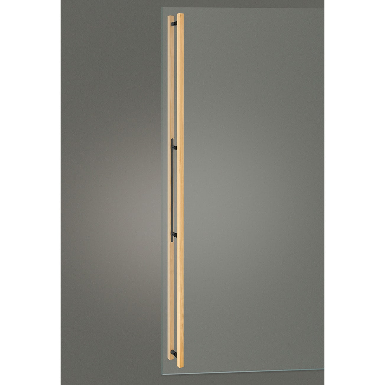 G1111-71-758-L2000 【オーダー】ドアハンドル 角型 ストレートタイプ (天然木・檜)G1111 UNION(ユニオン) 防静電機能 内外1組仕様