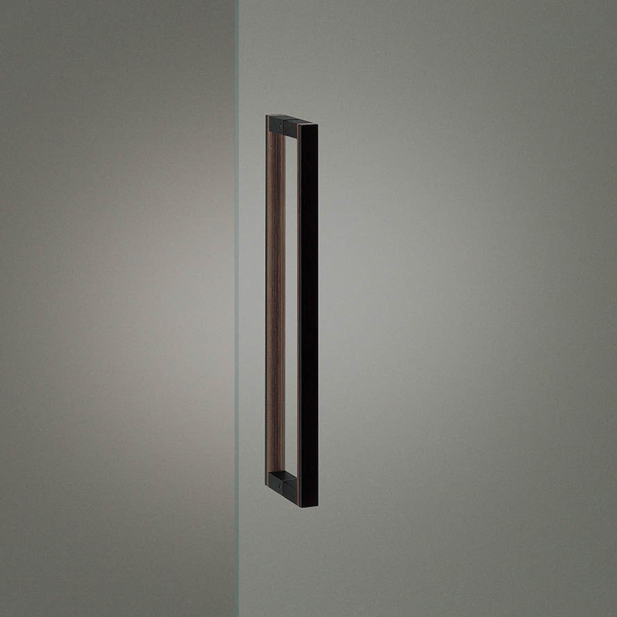 G2733-22-121 【オーダー】ドアハンドル ストレートタイプ ユニウッド(積層強化木) G2733 UNION(ユニオン) 抗菌性機能 内外1組仕様