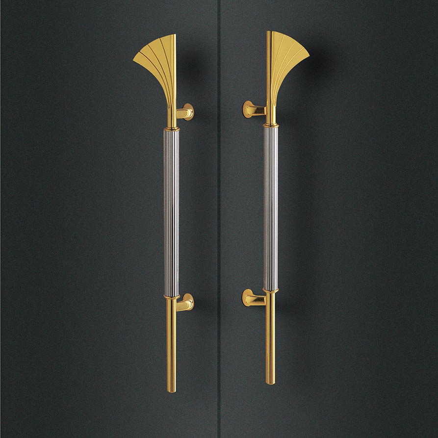 UNION(ユニオン) T1024-02-001-L ドアハンドル 押し棒 1セット(内外) [ネオイズム] UNION ユニオン ドアハンドル ミドル T1024-02-001-L&frasl;R 内外