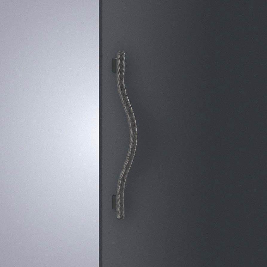 T1237-02-991 【オーダー】ドアハンドル 丸型 振り出しタイプ ブレイドレザー T1237 UNION(ユニオン) 防静電機能 内外1組仕様 82,390円