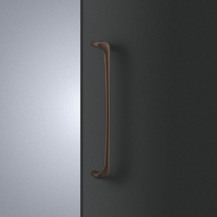 オーダー】ドアハンドル 丸型 振り出しタイプ アルミ鋳物 T1265 UNION