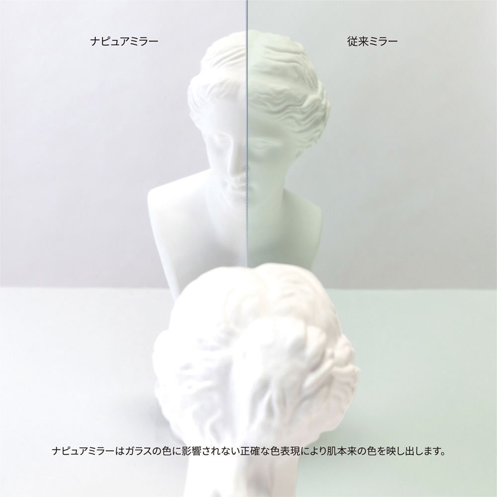 AM-002BK プロモデル折立ナピュアミラー 1個 堀内鏡工業 【通販