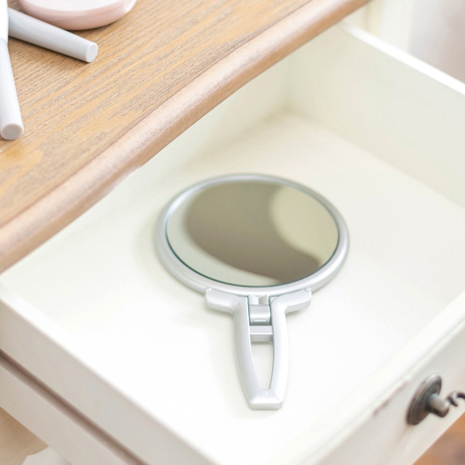 RH-05SV 等倍・拡大両面折立ハンドナピュアミラー 1個 堀内鏡工業