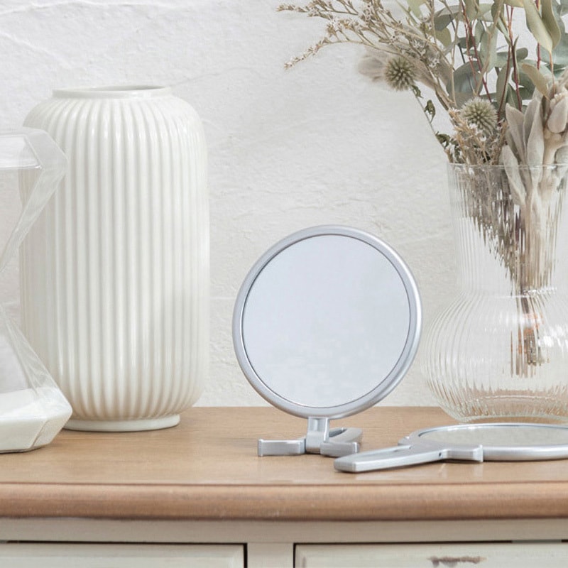 RH-05SV 等倍・拡大両面折立ハンドナピュアミラー 1個 堀内鏡工業