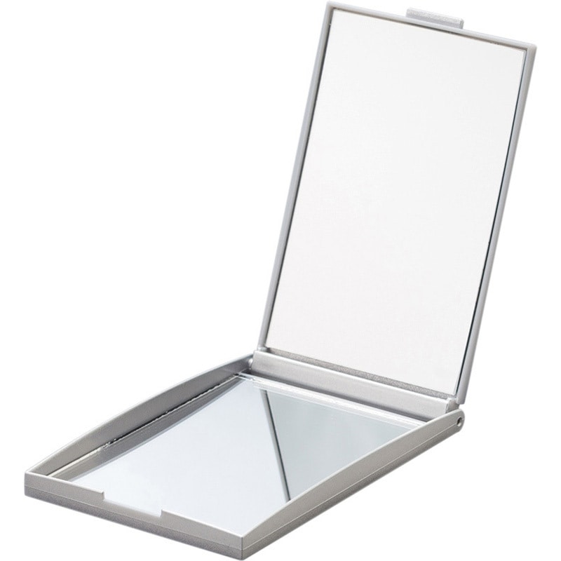 NZC-02SV 等倍・拡大両面角型コンパクトナピュアミラー 1個 堀内鏡工業