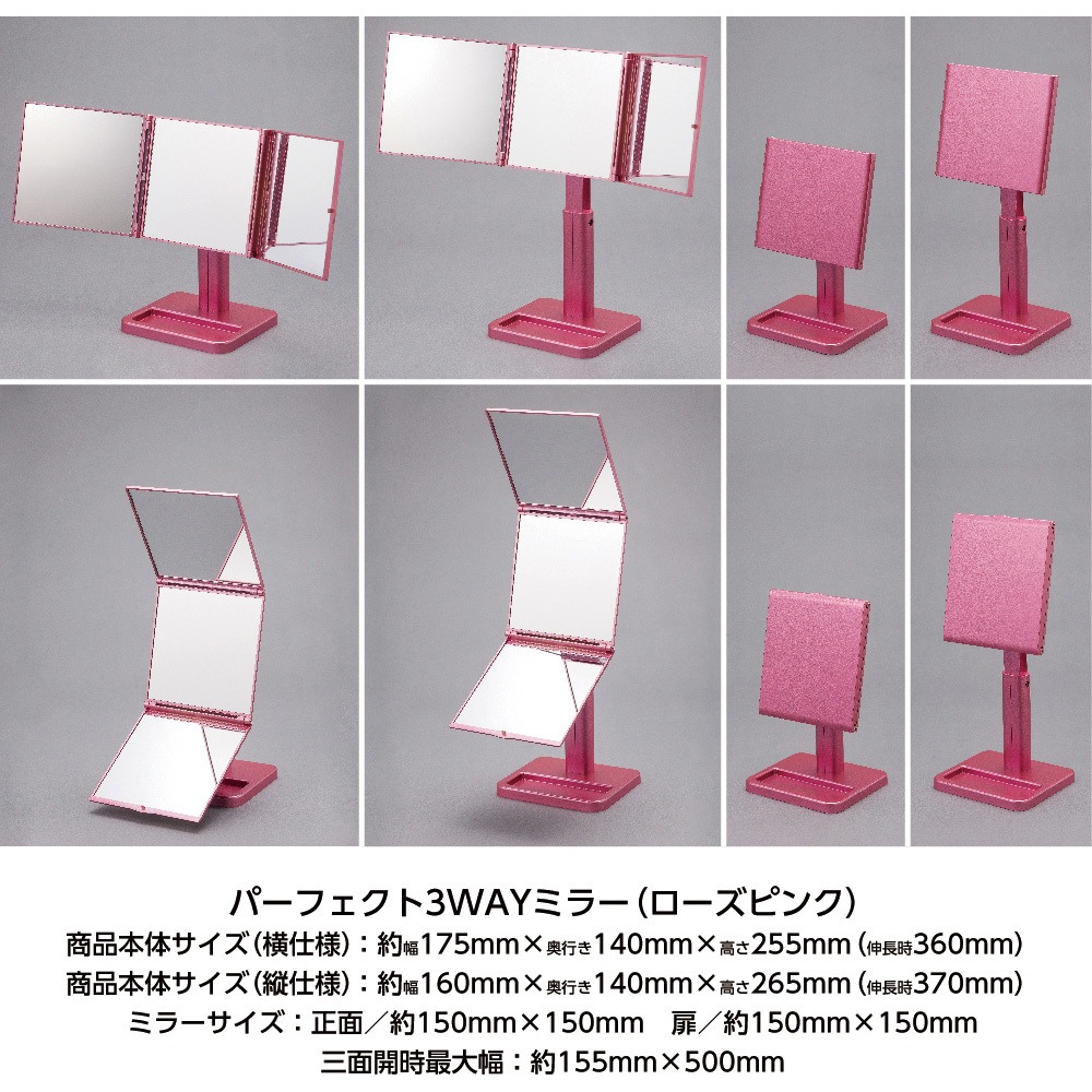 NA-56P パーフェクトスタイル3WAYナピュアミラー 1個 堀内鏡工業