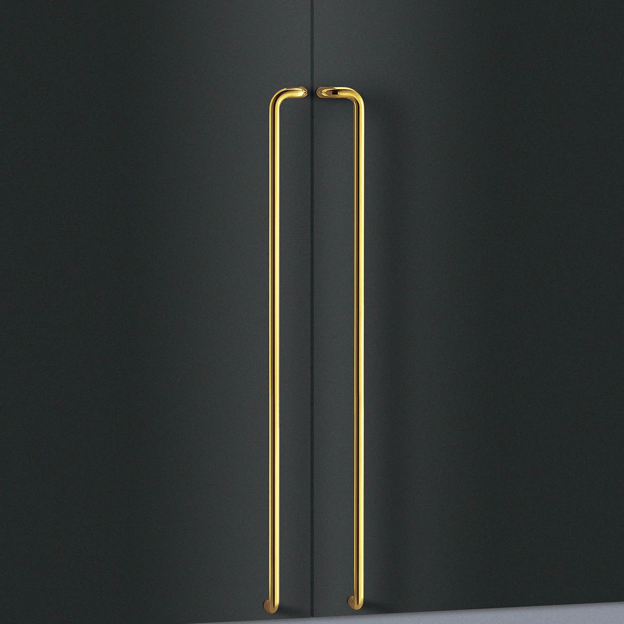 T7036-15-001-L 【オーダー】ドアハンドル 丸型 振り出しタイプ T7036 UNION(ユニオン) 内外1組仕様