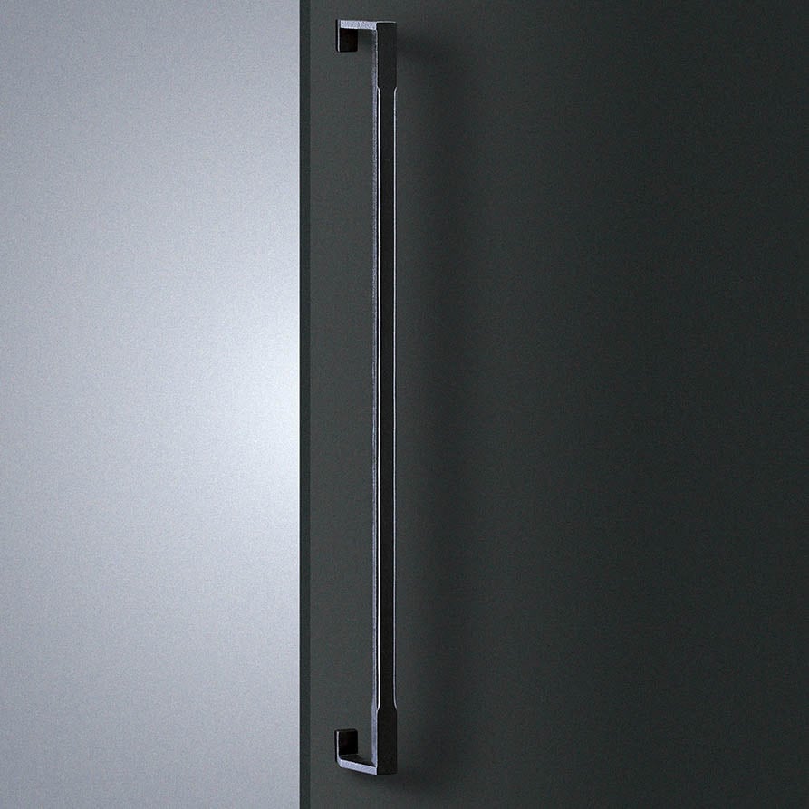 T870-71-068-L900 【オーダー】ドアハンドル 角型 振り出しタイプ 南部鉄 T870 UNION(ユニオン) 内外1組仕様