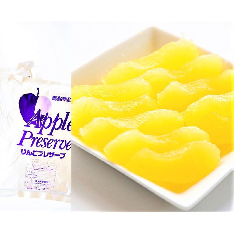 扇型 2Kg 業務用 青森県産 りんごプレザーブ 1個(2kg) 大鰐食品加工
