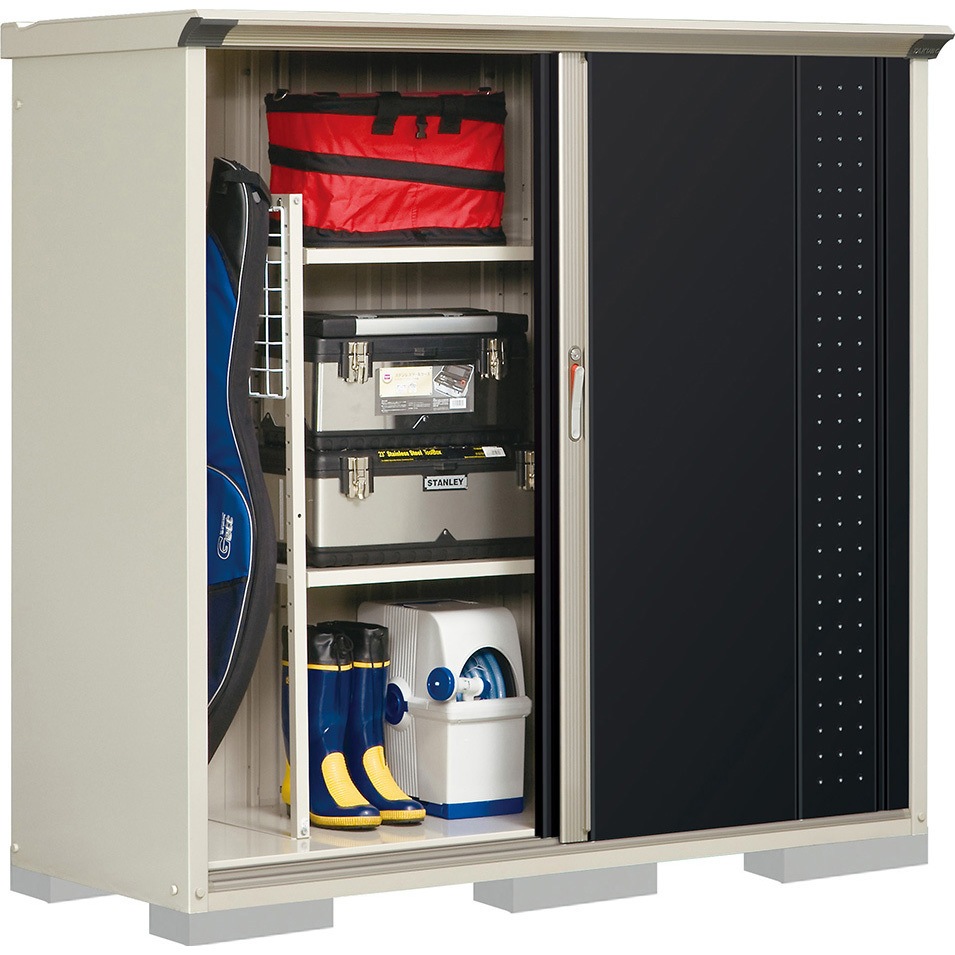 GP-176BFNK グランプレステージ ジャンプ GP-176BF TAKUBO(タクボ/田窪工業所) 引き戸 ナイトブラック(NK)色 全面棚(F)タイプ 間口1695mm奥行650mm高さ1600mm 47,388円