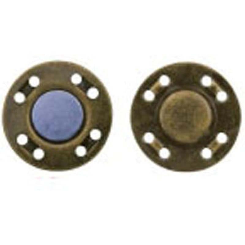 SM8-AG-20 縫い付マグネット 日本紐釦貿易 直径20mm 1袋(20個) SM8-AG-20