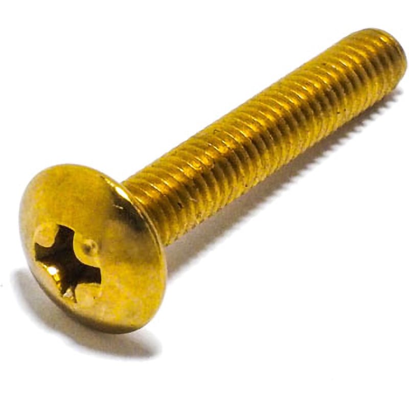 4×25 (+)トラス小ねじ (黄銅)(パック品) 大阪魂 十字穴番号2 呼びM4長