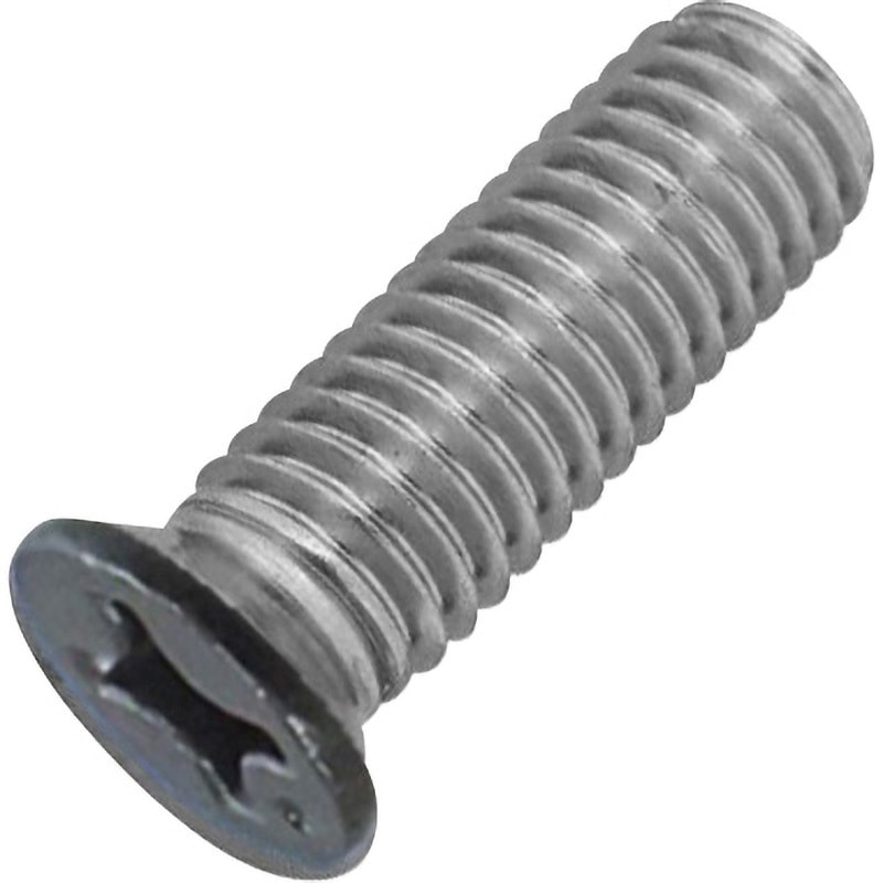 （−）皿小ねじ　 4 X 14　ステンレス　ＢＫ(ＳＵＳ黒染め) M6X14 (+)皿小ねじ(全ねじ ｽﾃﾝﾚｽ(303､304､XM7等) BK(SUS黒