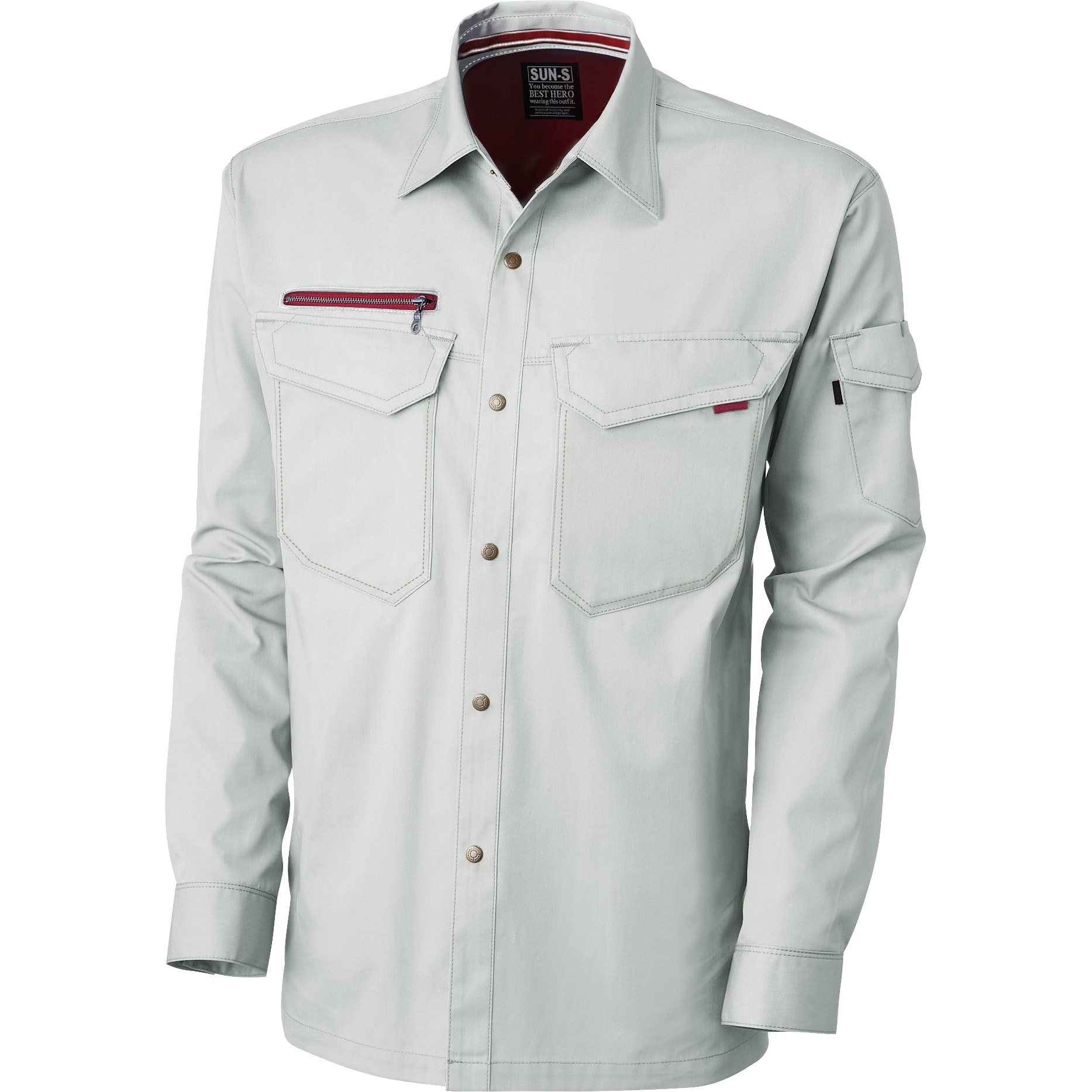 WA11229R 長袖シャツ WA11229R サンエス サイズS着丈70cm