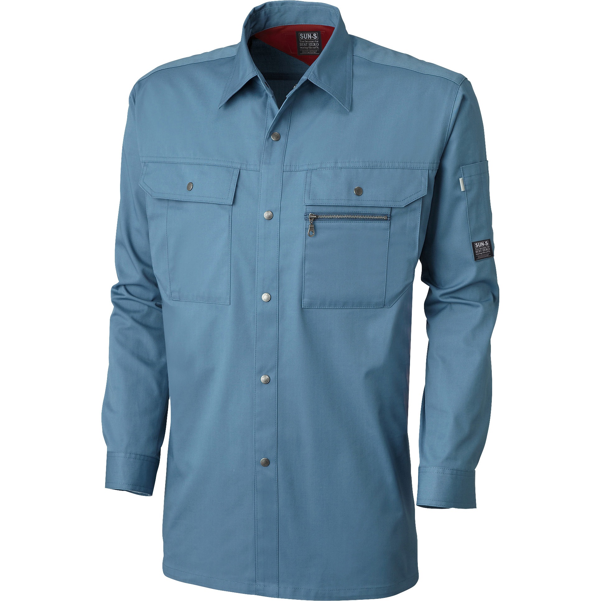 WA11259R 長袖シャツ WA11259R サンエス サイズM着丈73cm