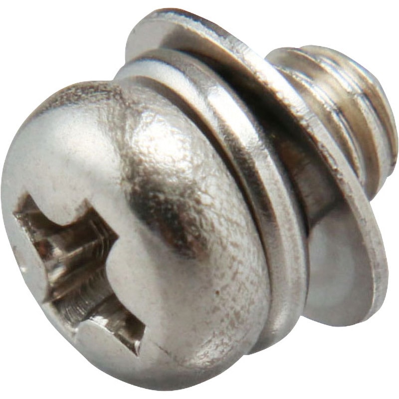 サンコーインダストリー 組込みねじ (+)ナベP=4(黄銅・生地(または標準)) M3×6 10-01-0004-0030-0060-00 サンコーインダストリー 組込みねじ (+)ナベP\u003d4(黄銅・ニッケル) M3×22