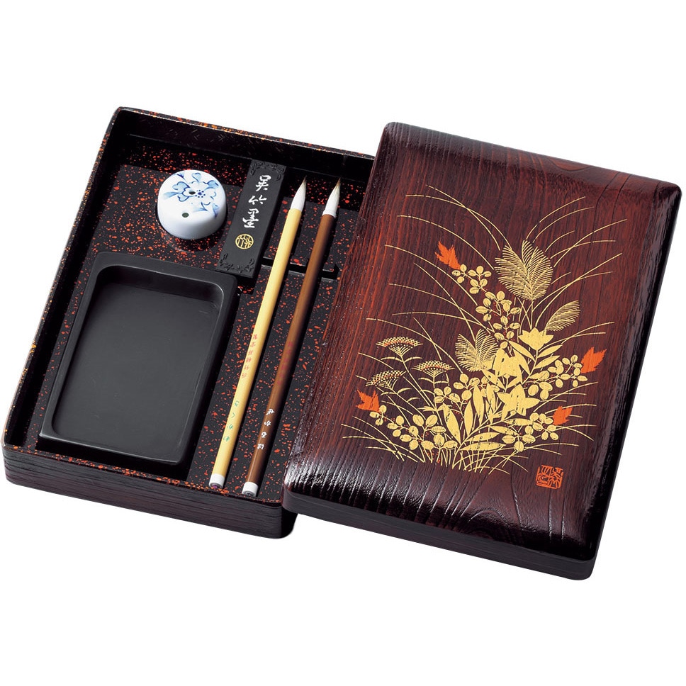 KB711-900SET 硯箱セット秋草 1個 呉竹 【通販モノタロウ】 KB711-900SET 硯箱セット秋草 1個 呉竹 【通販モノタロウ】