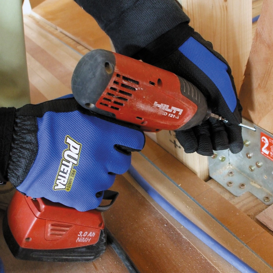 0910 PU TETRA(テトラ) 富士グローブ 1双入 ブルー色 サイズM - 【通販