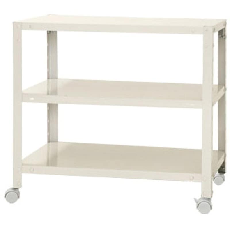 NSTR-K144 スマートラック(キャスター付) キタジマ 荷重80kg ホワイト色 高さ635mm奥行300mm  NSTR-K144