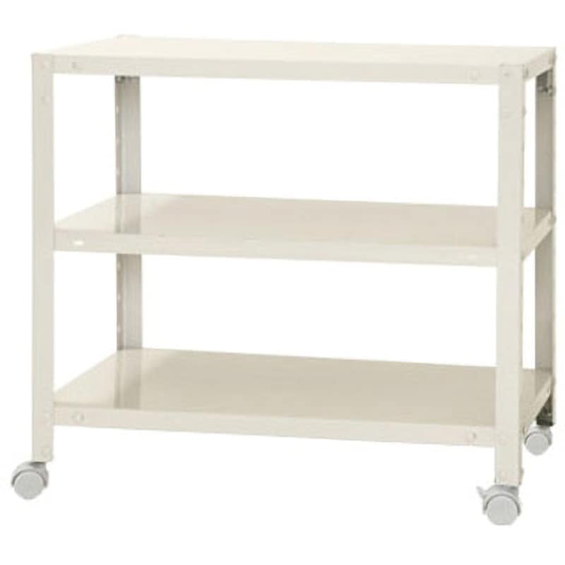 NSTR-K146 スマートラック(キャスター付) キタジマ 荷重80kg ホワイト色 高さ635mm奥行400mm  NSTR-K146